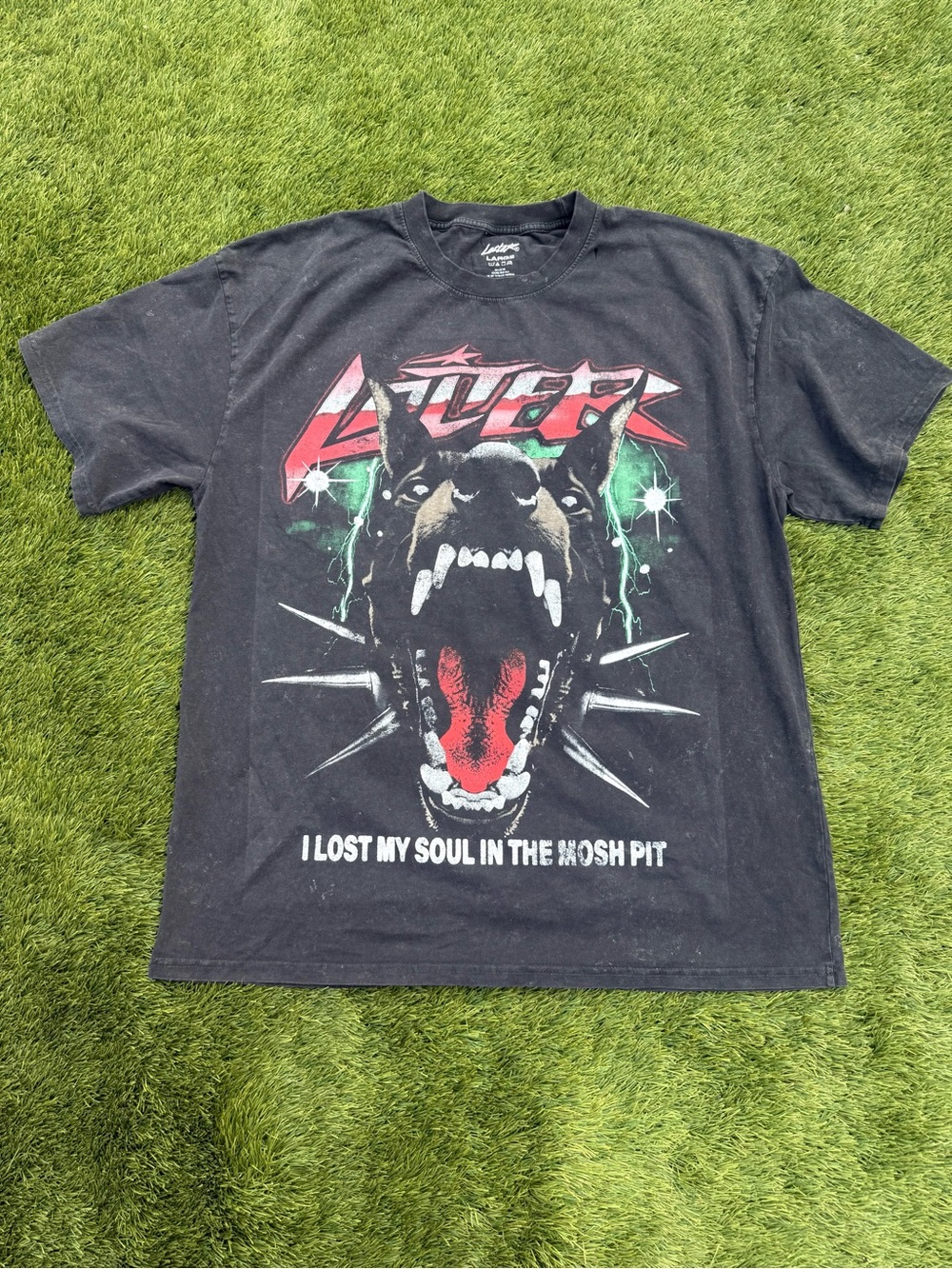 Loiter Riot Squad Vintage T-Shirt Size Large Oversize